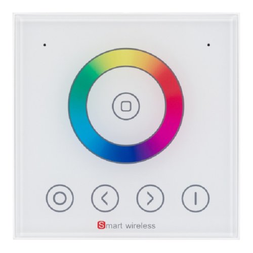 Контроллер для светодиодной RGB ленты Arlig настенный с кольцевым сенсорным 12A 144Вт 12-24В фото Контроллер для светодиодной RGB ленты Arlig настенный с кольцевым сенсорным 12A 144Вт 12-24В картинка